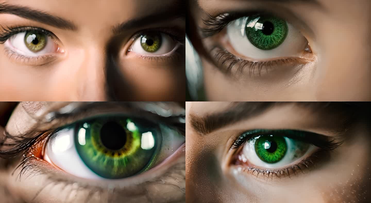 绿色眼睛