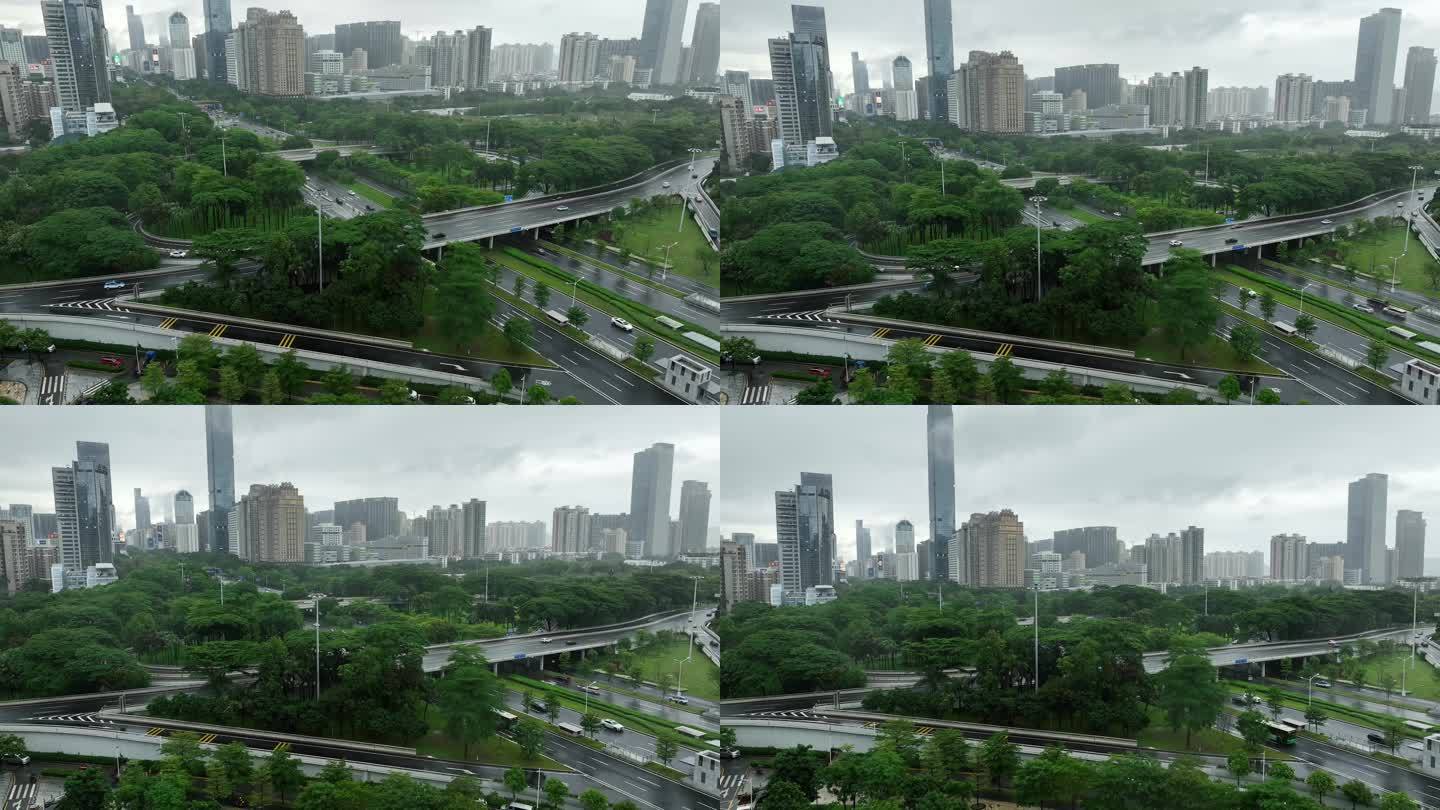 深圳雨天交通