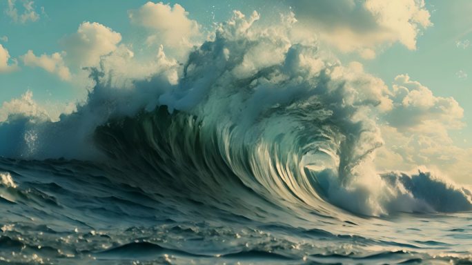 海洋浪花 海浪 巨浪 浪花 开拓向前