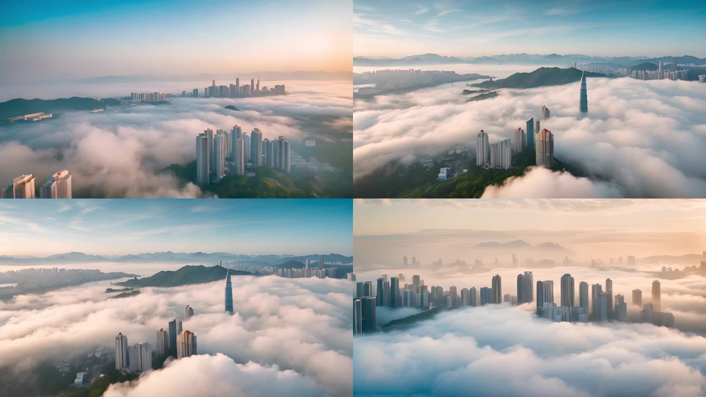 天空之城雾都云上城市
