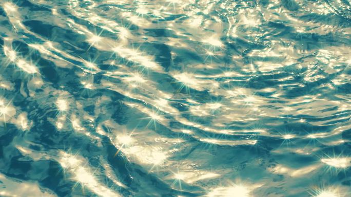 水面波光粼粼水流光斑视频素材