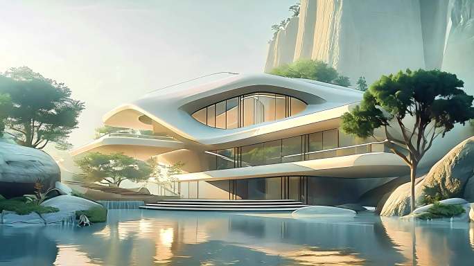 建筑设计未来世界别墅