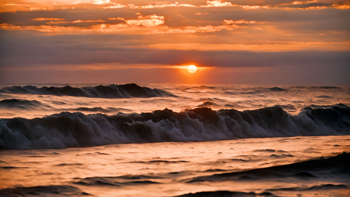 地平线地平面海平面日出夕阳