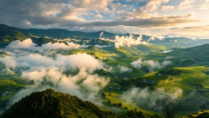 壮丽山河云雾山川