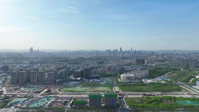 南京南部新城高空全览