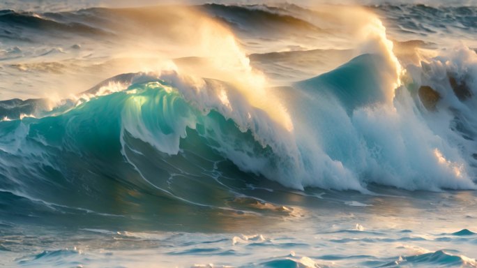 海浪 巨浪 浪花 开拓向前 前进