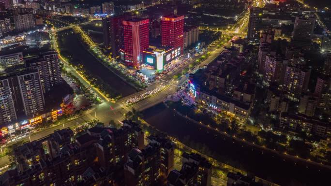 广东江门_健威广场夜景