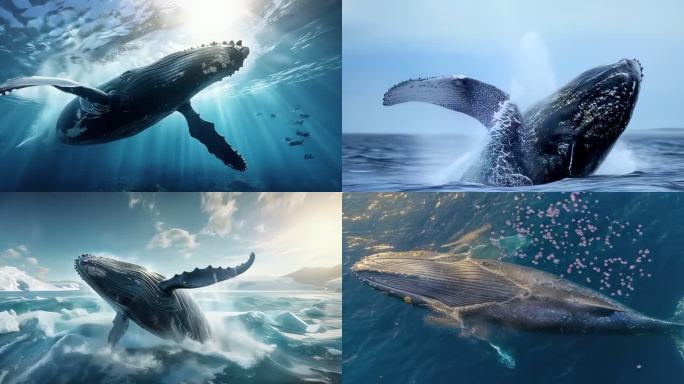 探索海洋鲸鱼4K