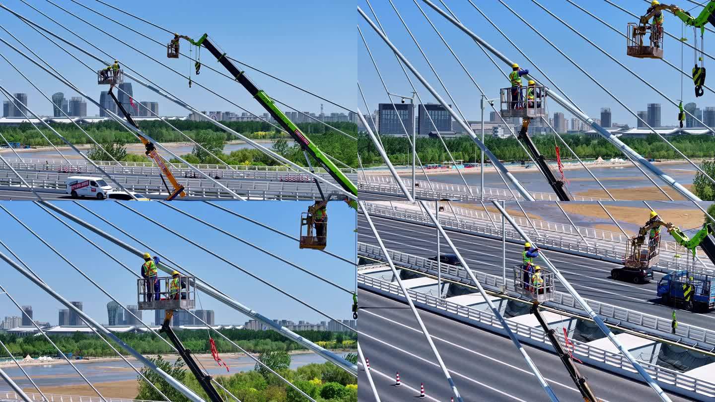 大桥维修检测高空作业