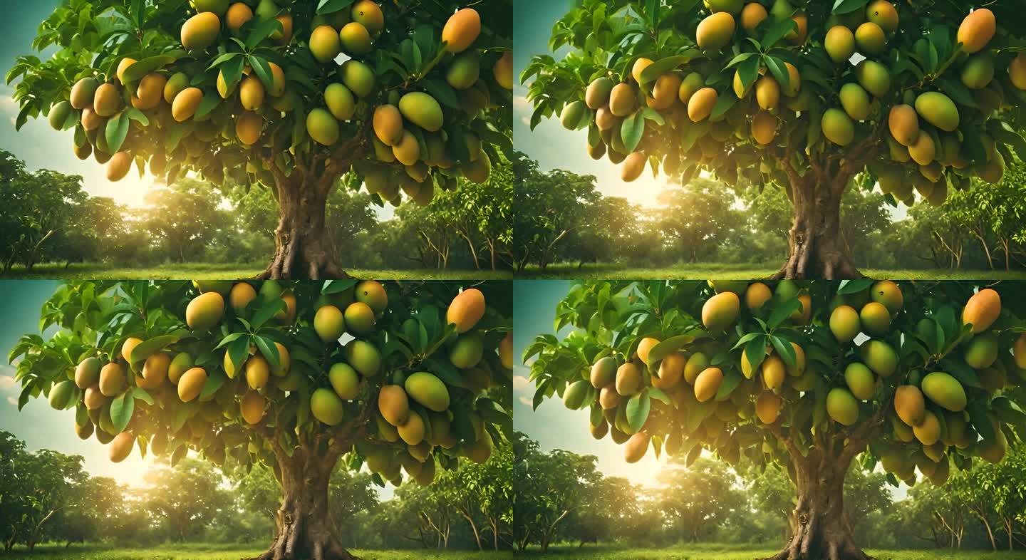 芒果 青芒 芒果树