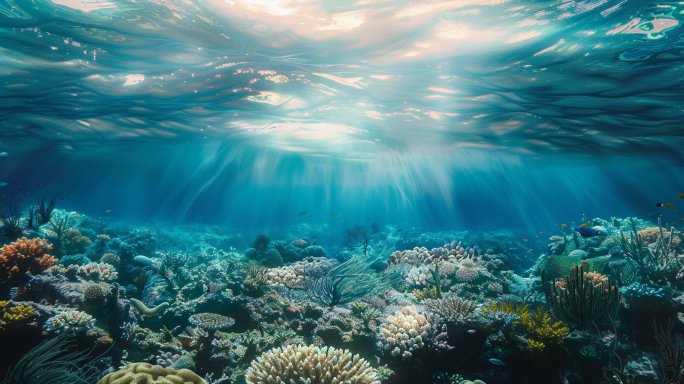 海底世界海洋生态大海海浪