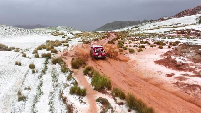 新疆环塔汽车拉力赛丹霞大峡谷雪地越野合集