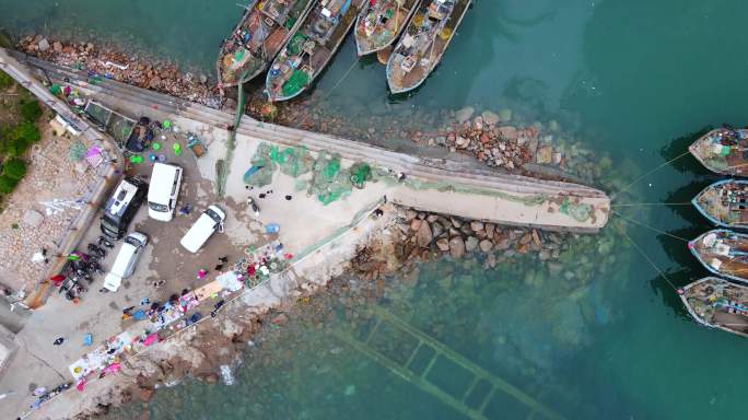 青岛大海航拍视频4k素材