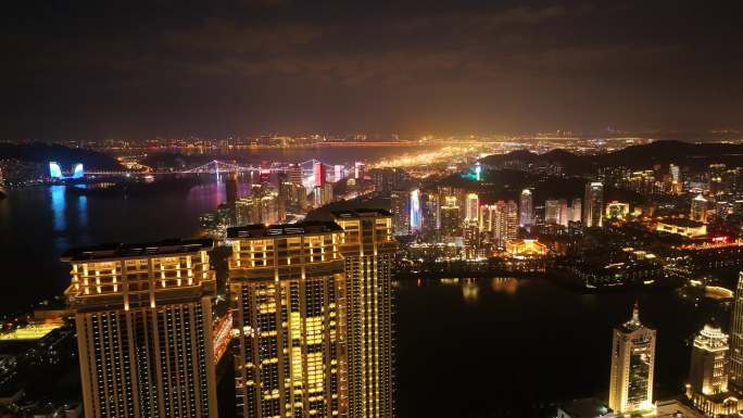 厦门海沧大桥帝景苑夜景