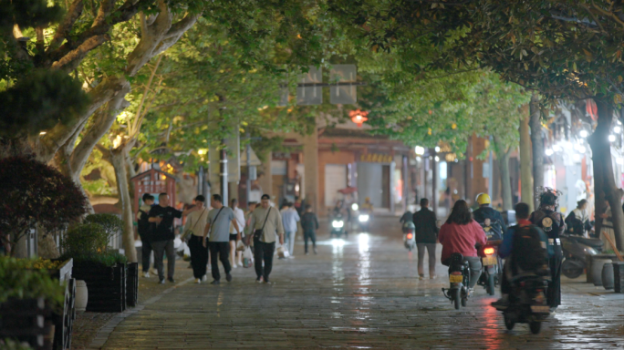 镇远古城夜景4K实拍