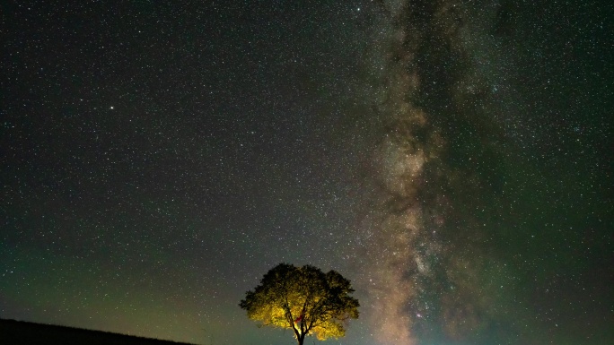 草原星空银河