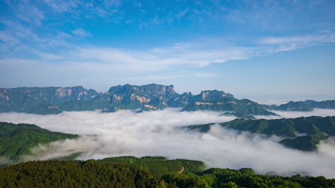 张家界天门后山云雾延时