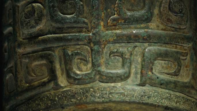 商代青铜器铙王象纹铜铙古代金属乐器