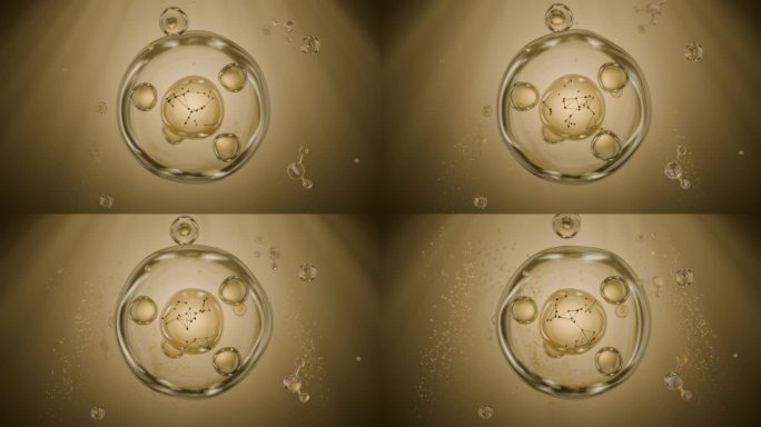 美妆类-气泡水分子_动画视频