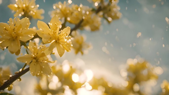 阳光雨露 花开