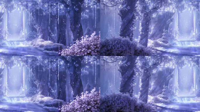 【7k】蓝紫色梦幻水晶花园