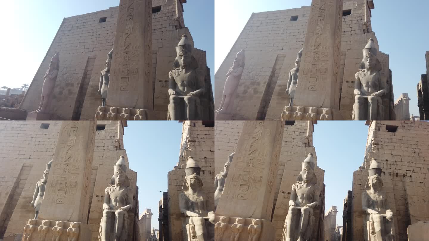 埃及 埃及历史 卢克索神庙 拉美西斯