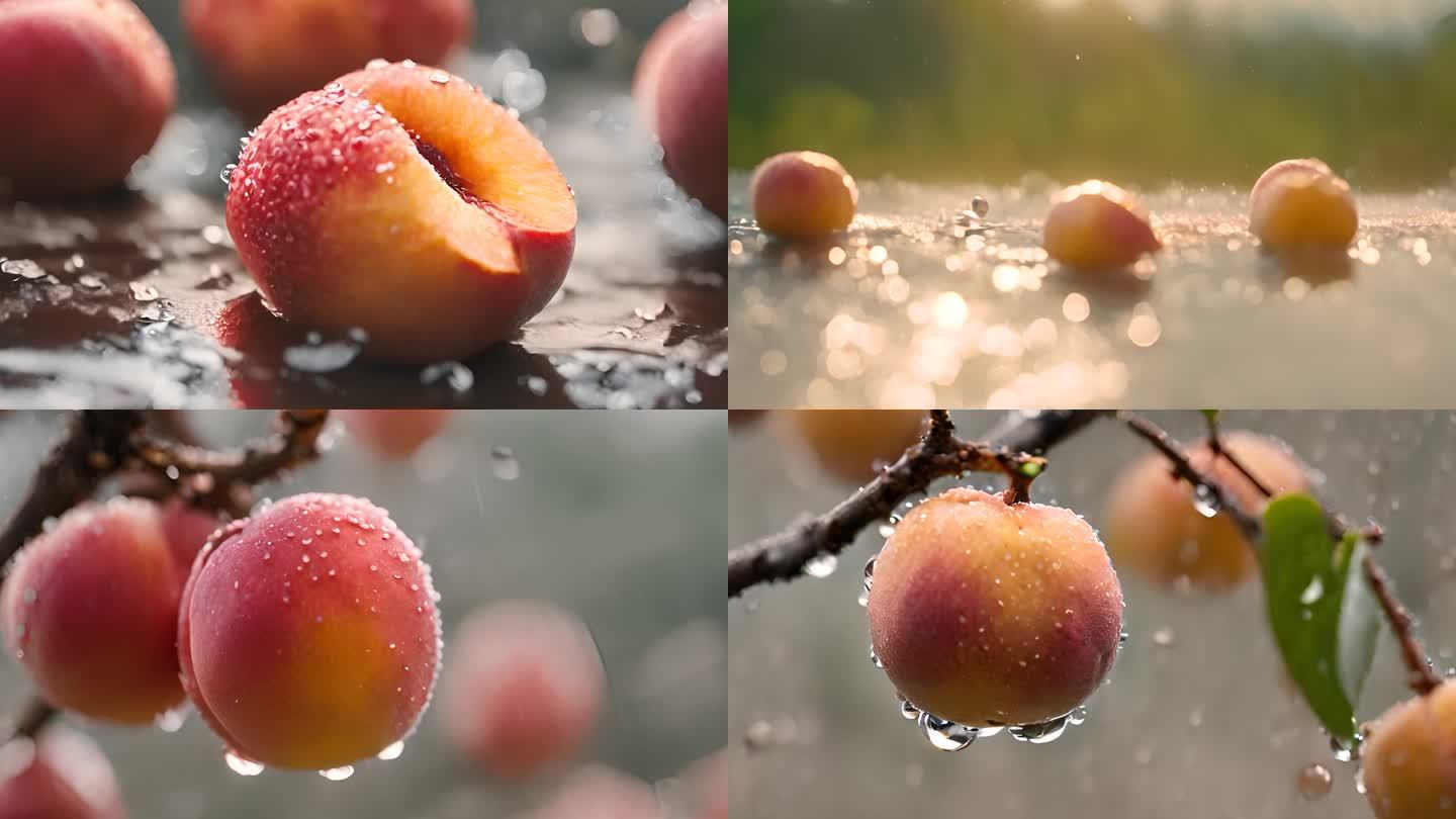 桃子丰收