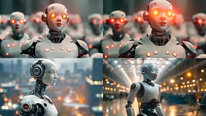人型人工智能机器人ai素材原创40_1