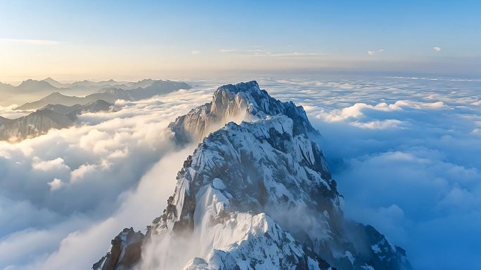 山脉 云海 大山 高山 山峰 大气