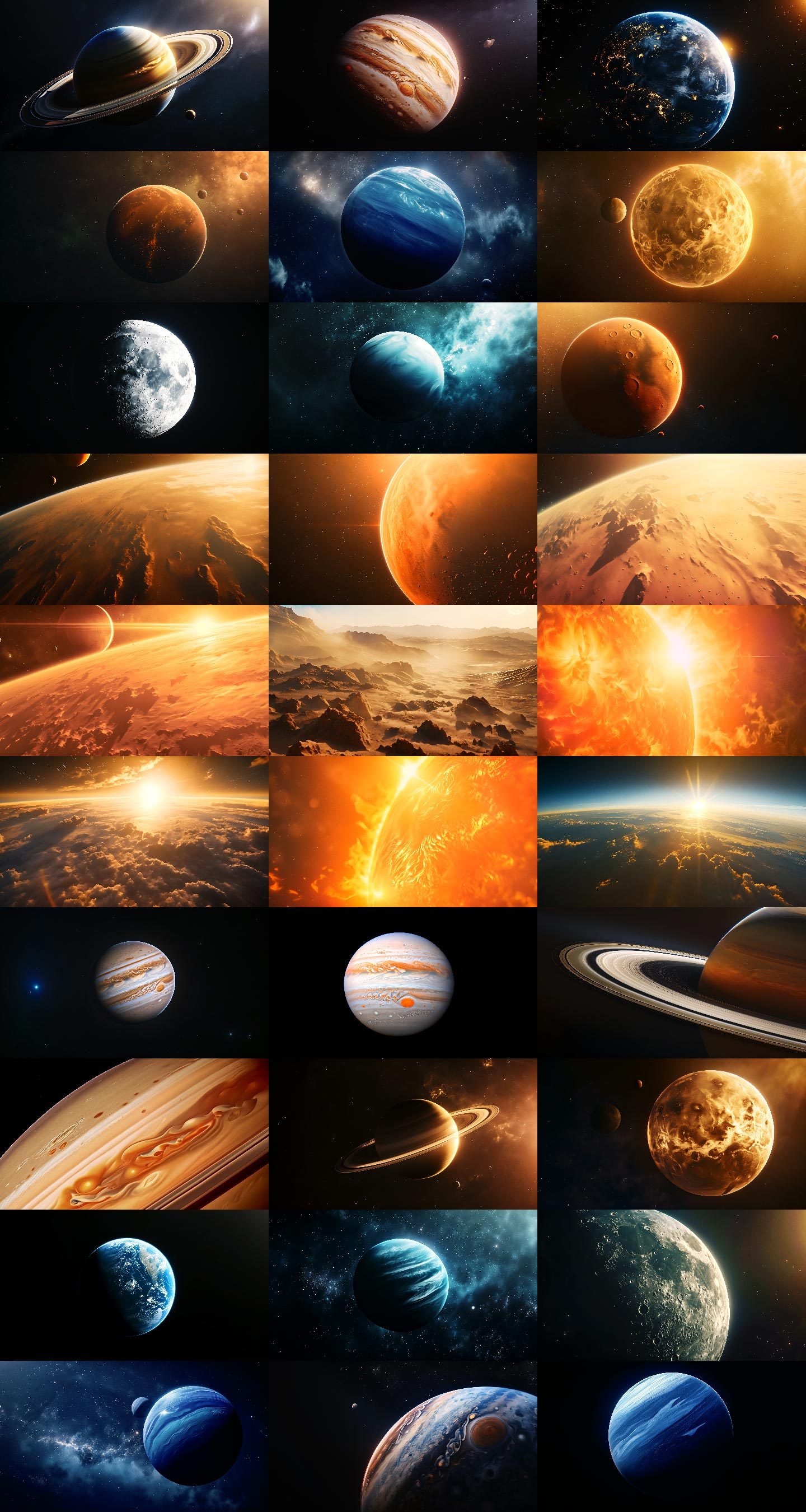 太阳系 星球 行星 木星 火星 土星