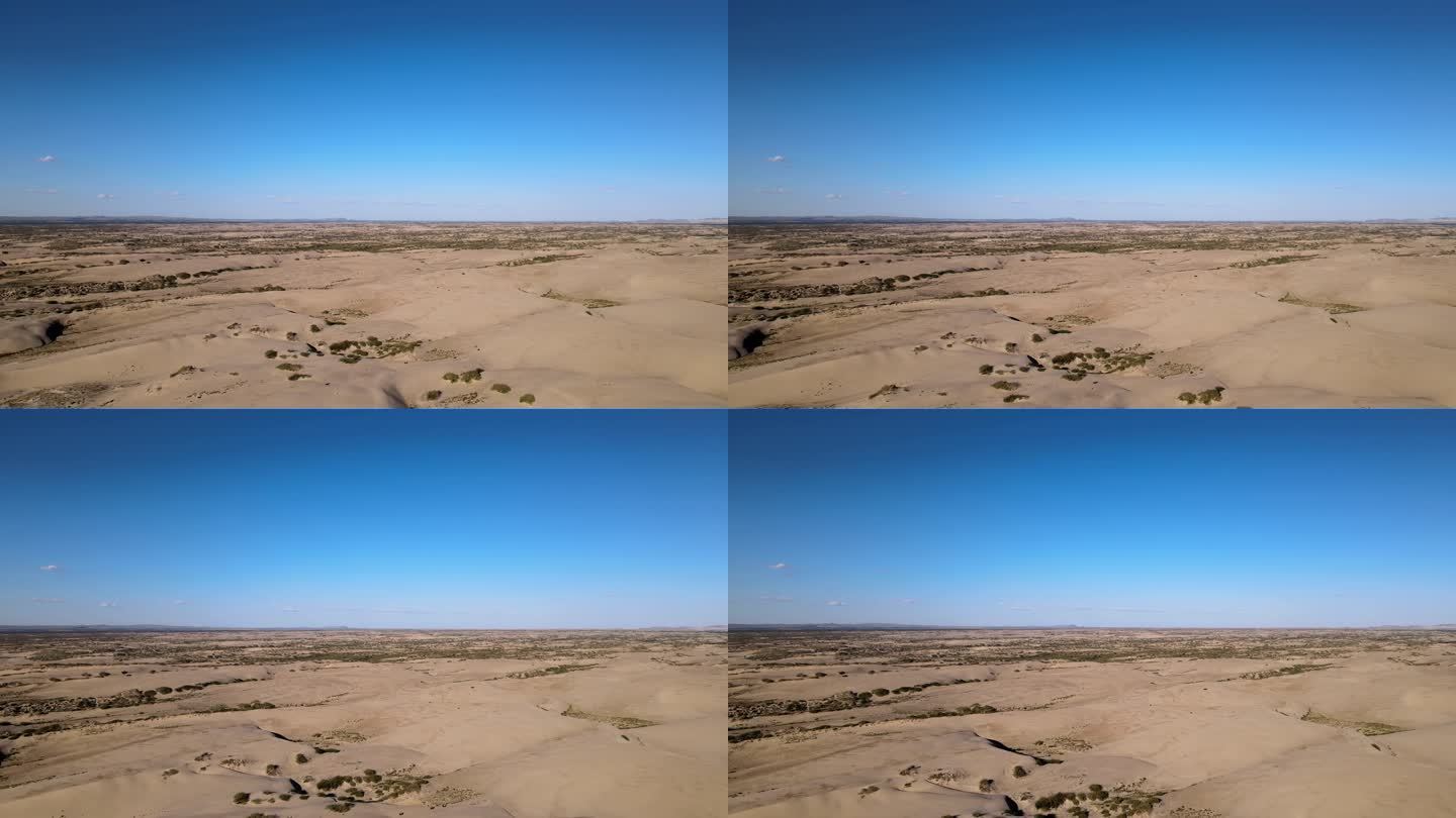 内蒙古赤峰玉龙沙湖附近沙漠