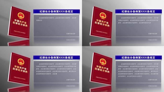 【原创】中国共产党纪律处分条例4K