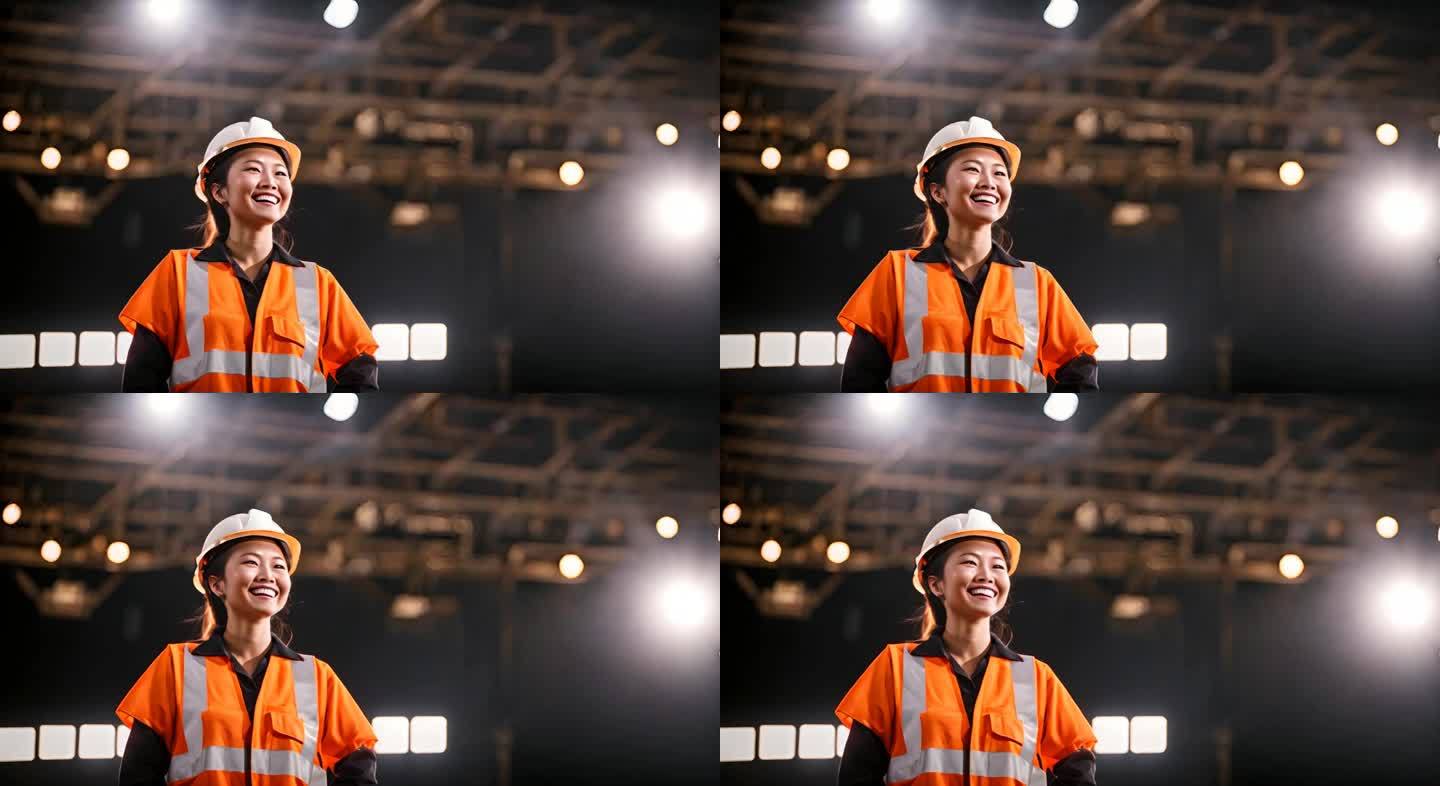 工人 矿工 建筑工人 微笑 笑脸