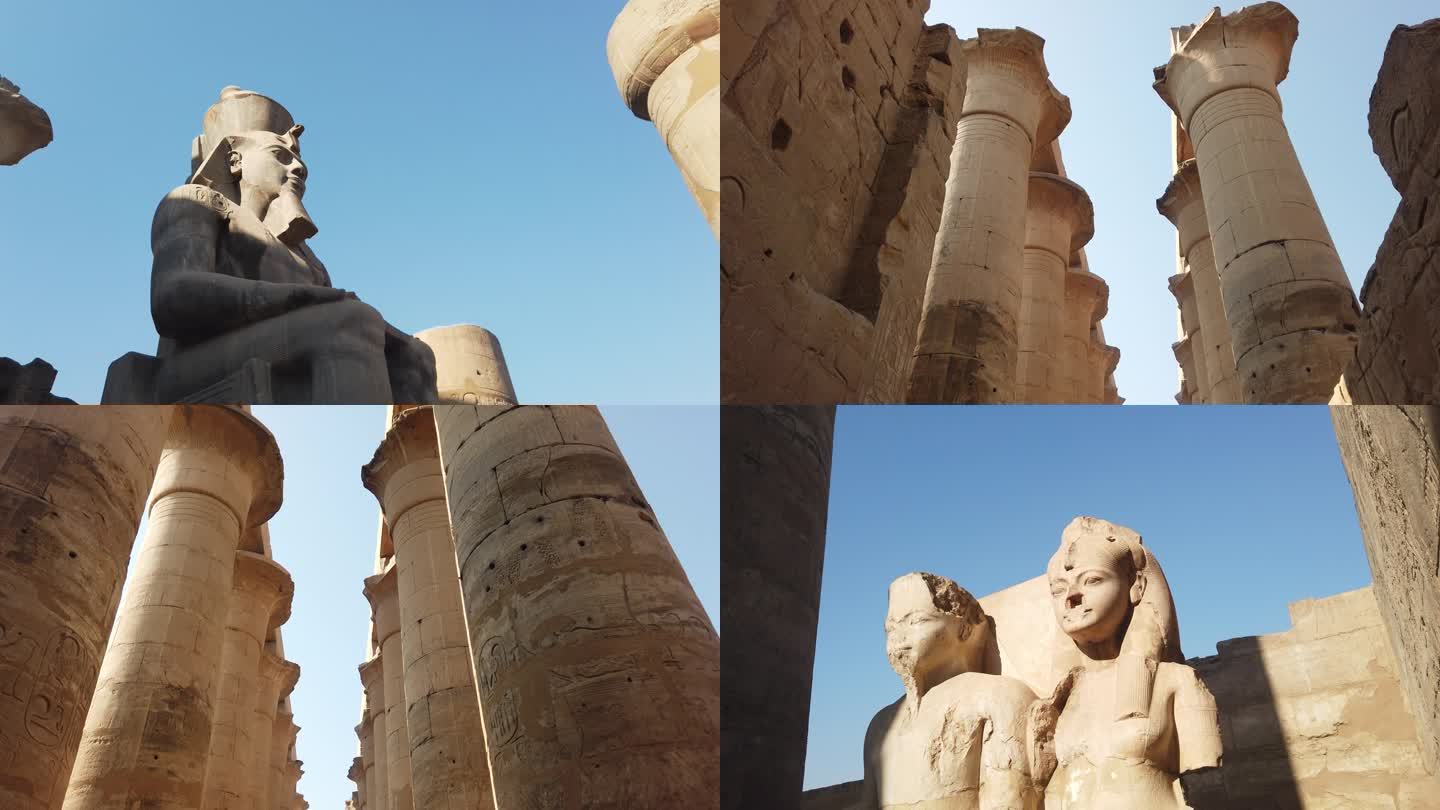 埃及 埃及历史 卢克索神庙 拉美西斯