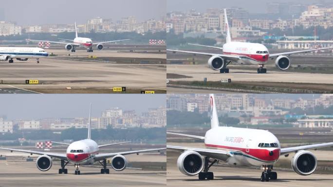 中国货运航空波音777货机滑行