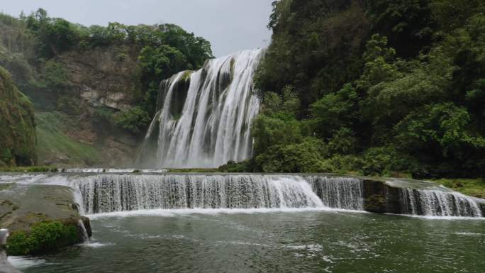 黄果树瀑布 瀑布 水流 山水 贵州