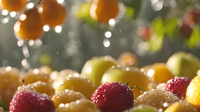 水果 瓜果 果园 阳光