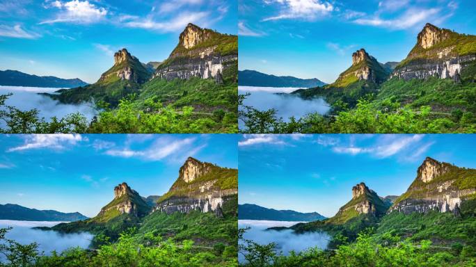 重庆南川：金佛山南坡现“海景”