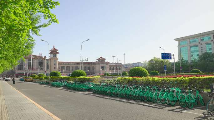 北京站共享单车