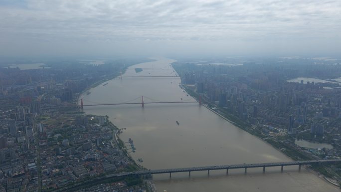 武汉高空江景