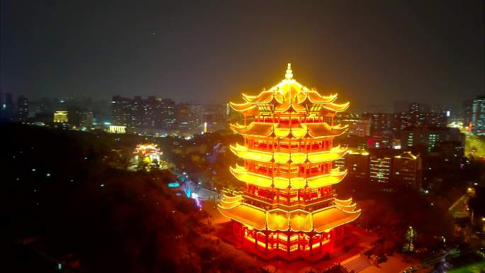 武汉黄鹤楼夜景2