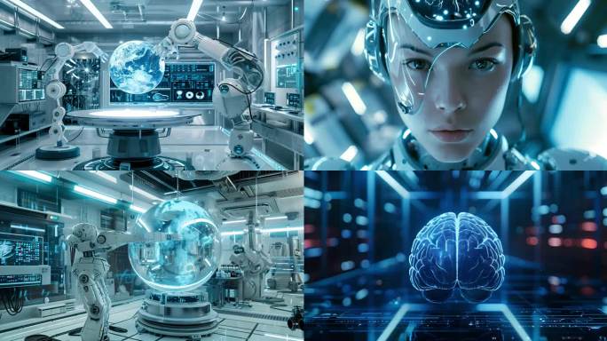机器人AI人工智能未来科技大数据脑机接口