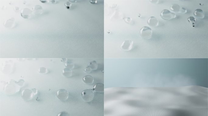 防水透气三维布料动画