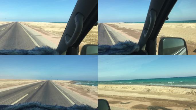 埃及红海边，自驾撒哈拉沙漠海岸公路