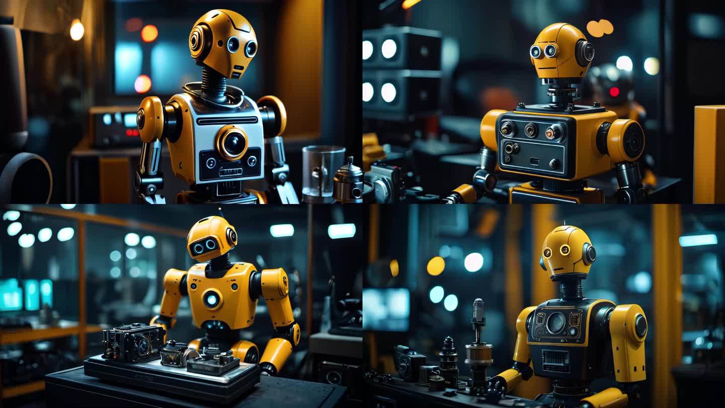 （合集）未来机器人AI智能未来动画场景