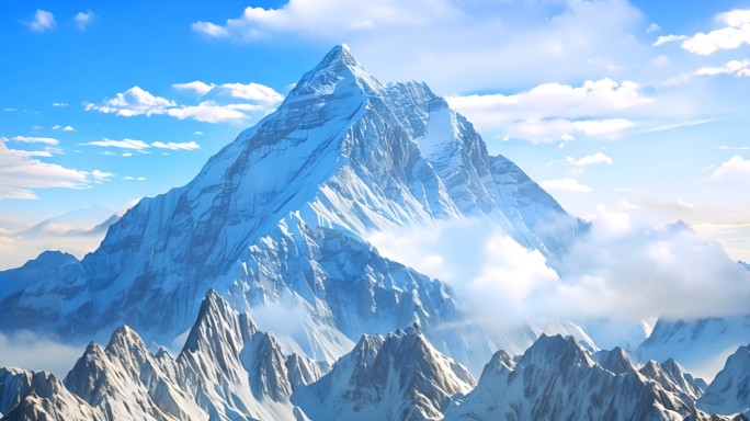 【4K合集】珠穆拉玛峰和喜马拉雅山脉雪山