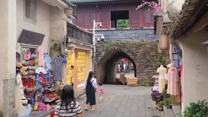 大鹏所城 古城 古街道 遗址 景点 游人