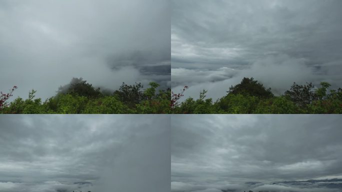 风雨欲来云海延时