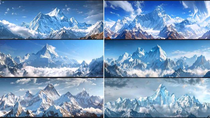 【超宽屏合集】震撼的世界屋脊喜马拉雅山脉