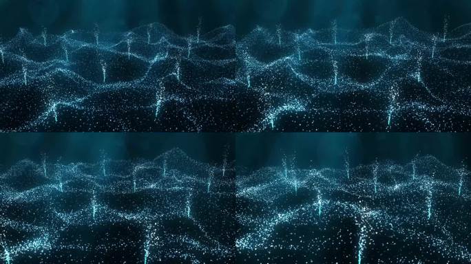 海洋流体粒子4K视频素材